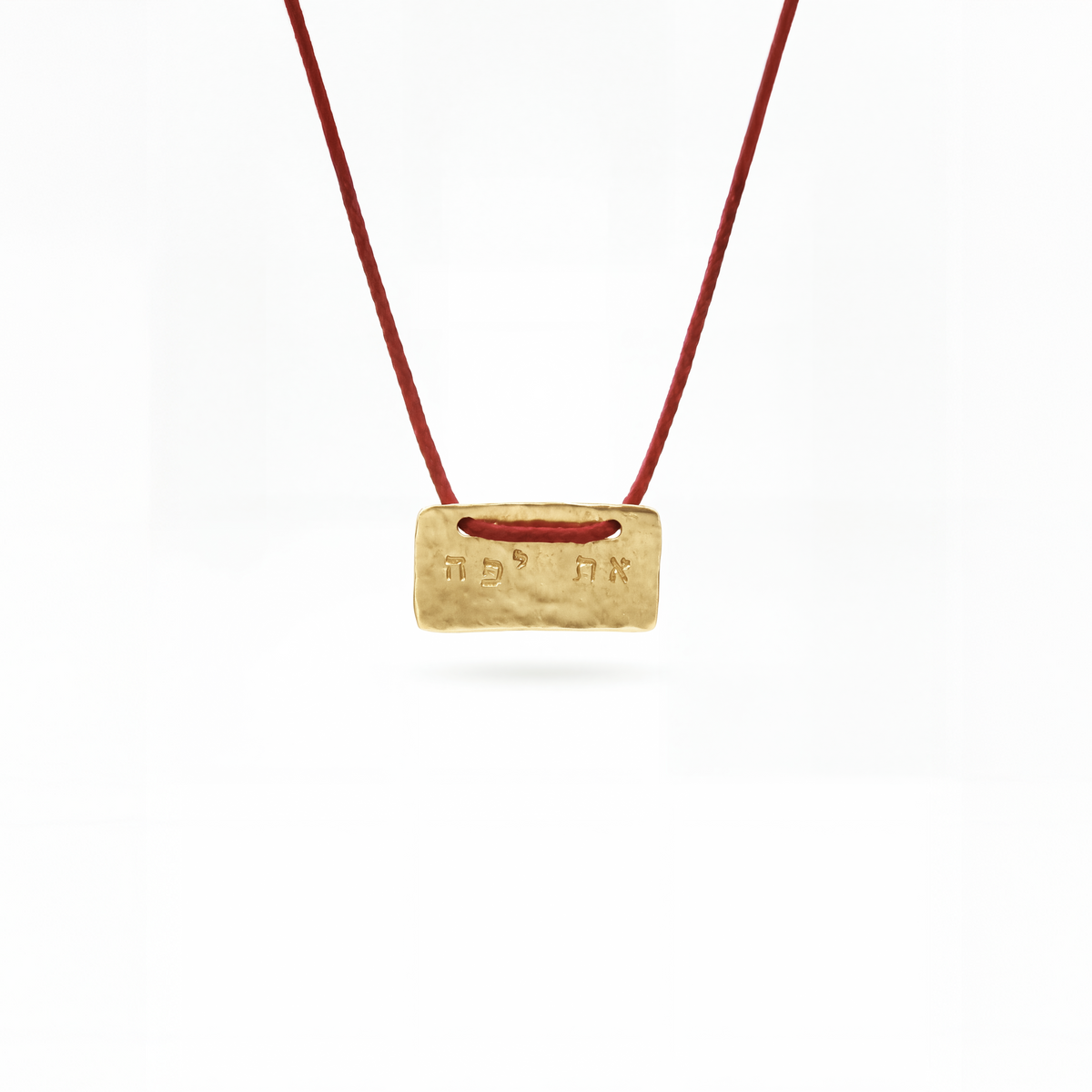 At Yafa necklace in 18K gold vermeil — handmade jewelry by BARSHA STUDIO
