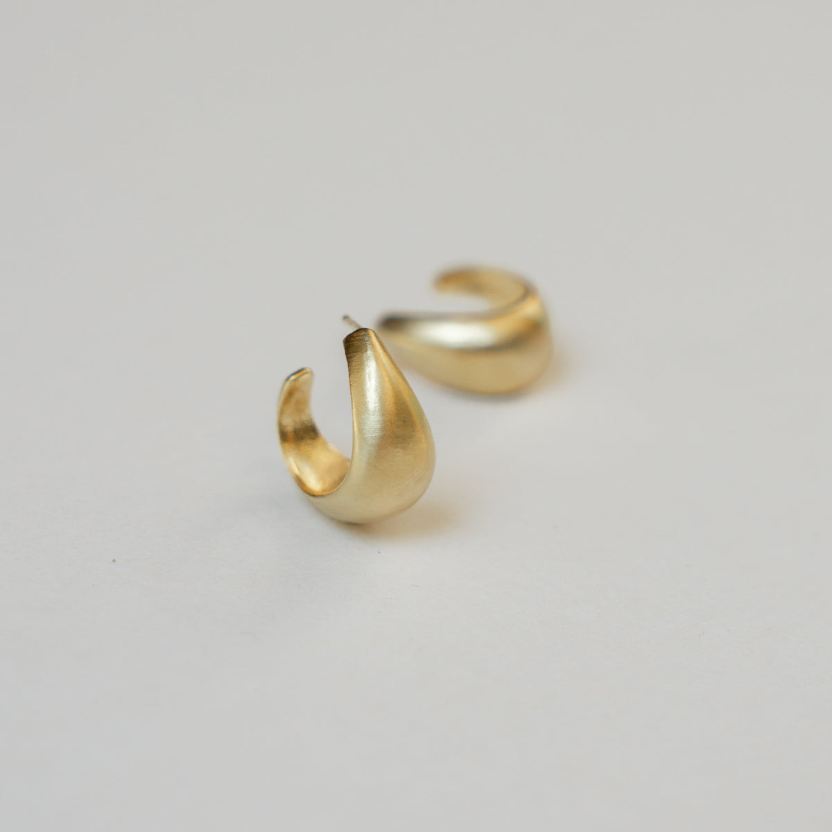 Audrey earrings in 18K gold vermeil — handmade jewelry by BARSHA STUDIO