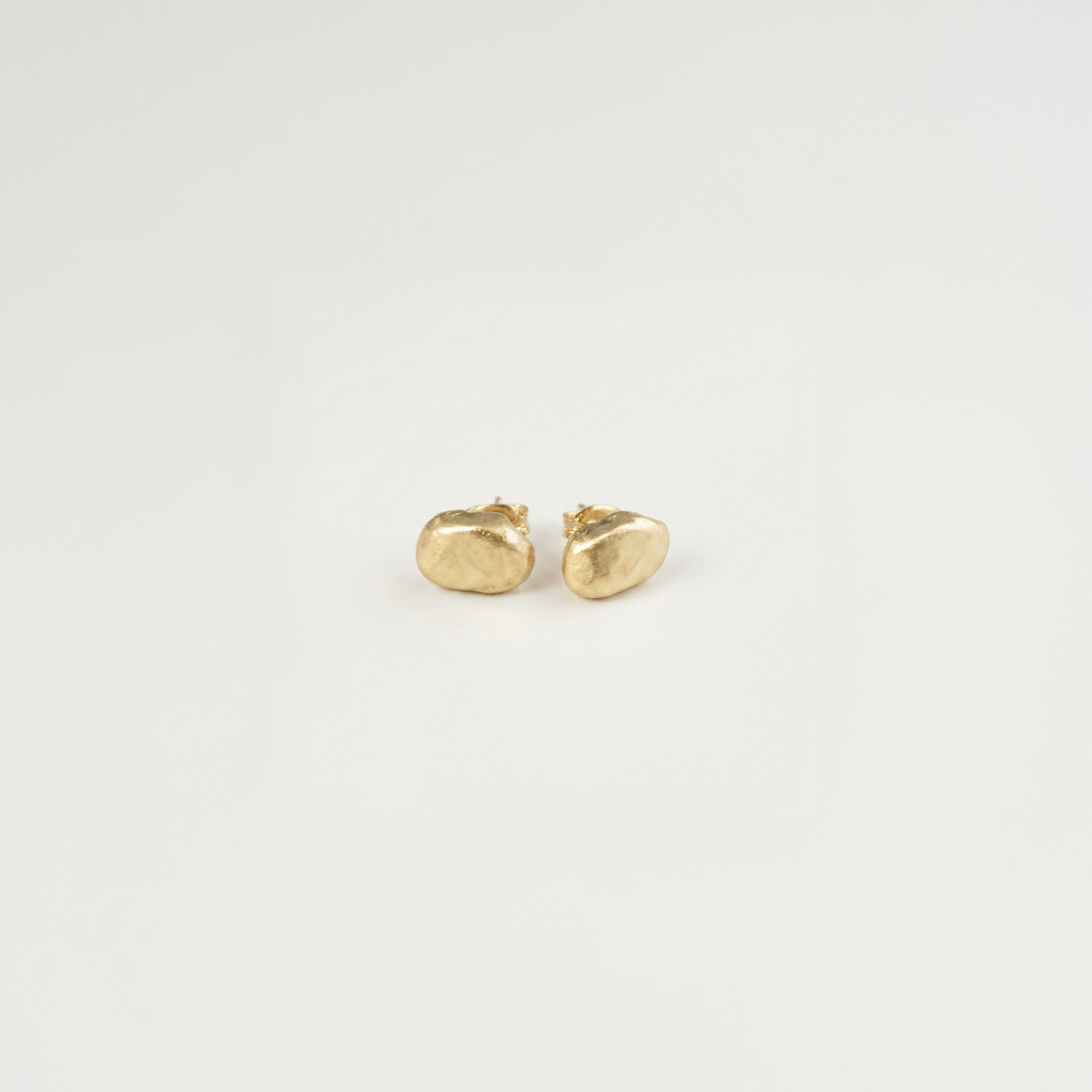 Boten earrings in 18K gold vermeil — handmade jewelry by BARSHA STUDIO