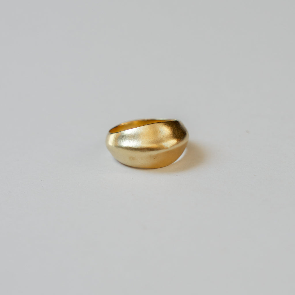 Fey ring in 18K gold vermeil — handmade jewelry by BARSHA STUDIO