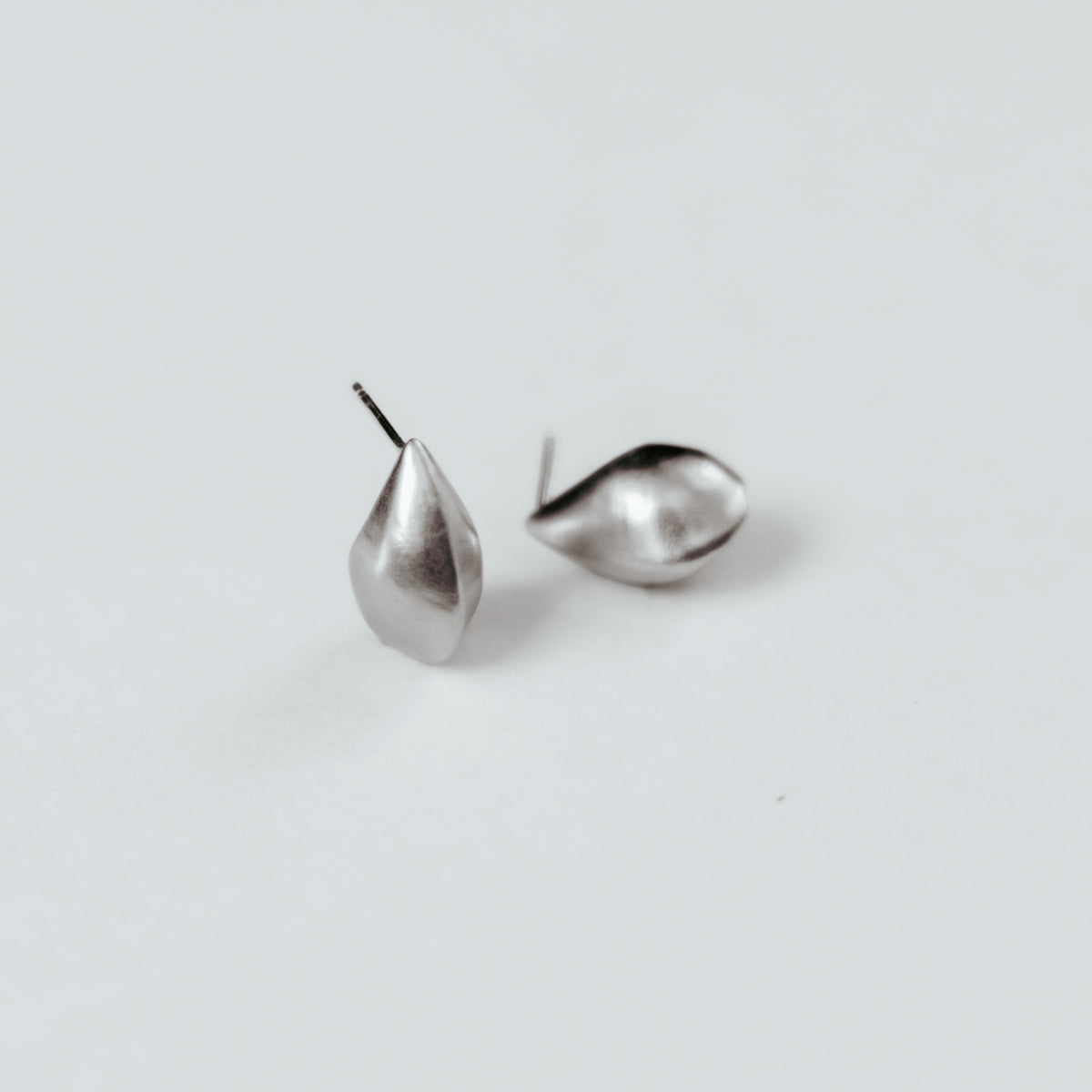Jule earrings in sterling silver — handmade jewelry by BARSHA STUDIO