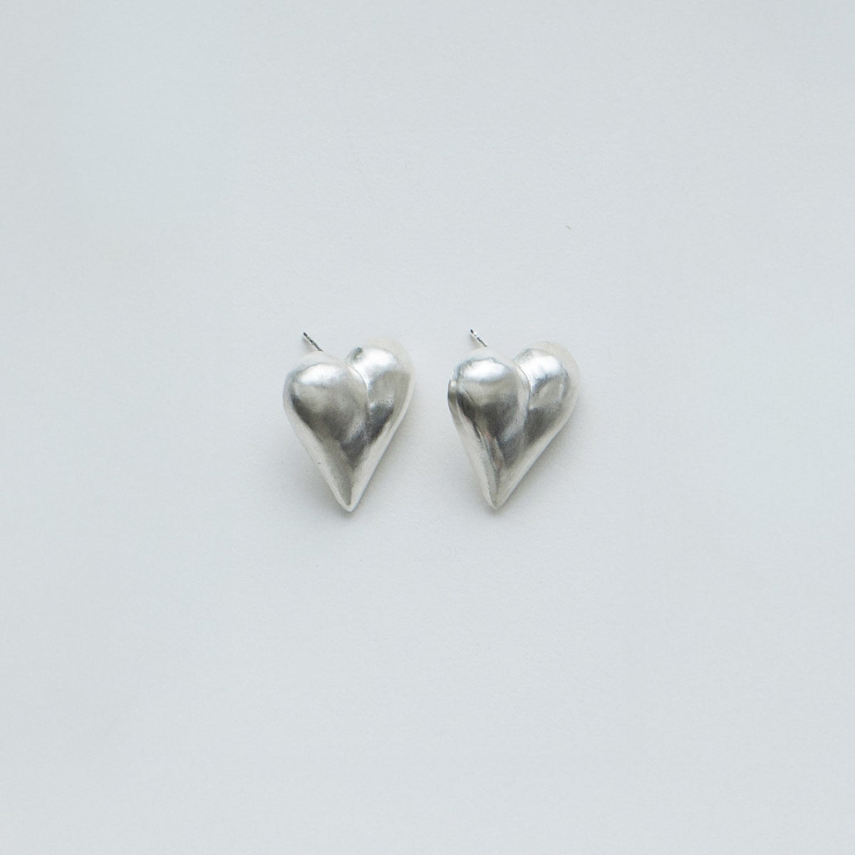 Lev earrings in sterling silver — handmade jewelry by BARSHA STUDIO