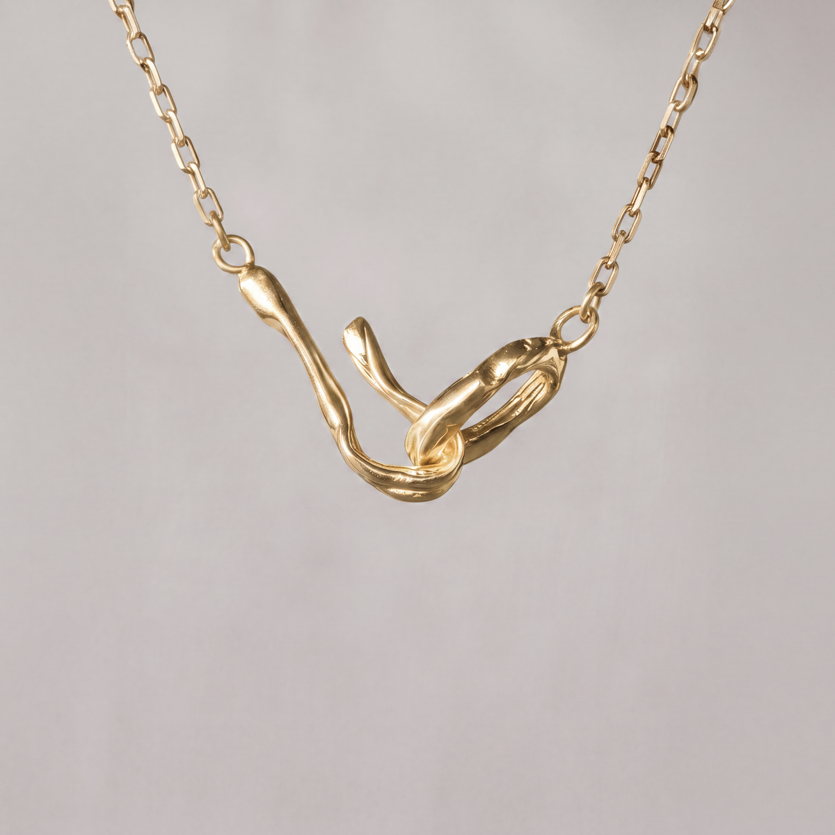 Monaco necklace in 18K gold vermeil — handmade jewelry by BARSHA STUDIO