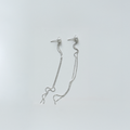 Rona earrings in sterling silver — handmade jewelry by BARSHA STUDIO