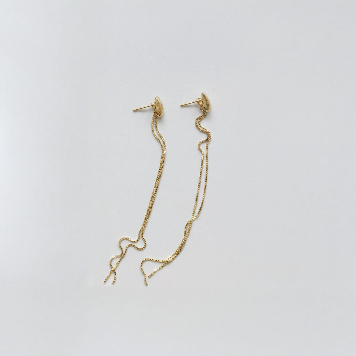 Rona earrings in 18K gold vermeil — handmade jewelry by BARSHA STUDIO