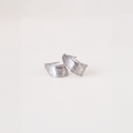 Rosie earrings in sterling silver — handmade jewelry by BARSHA STUDIO